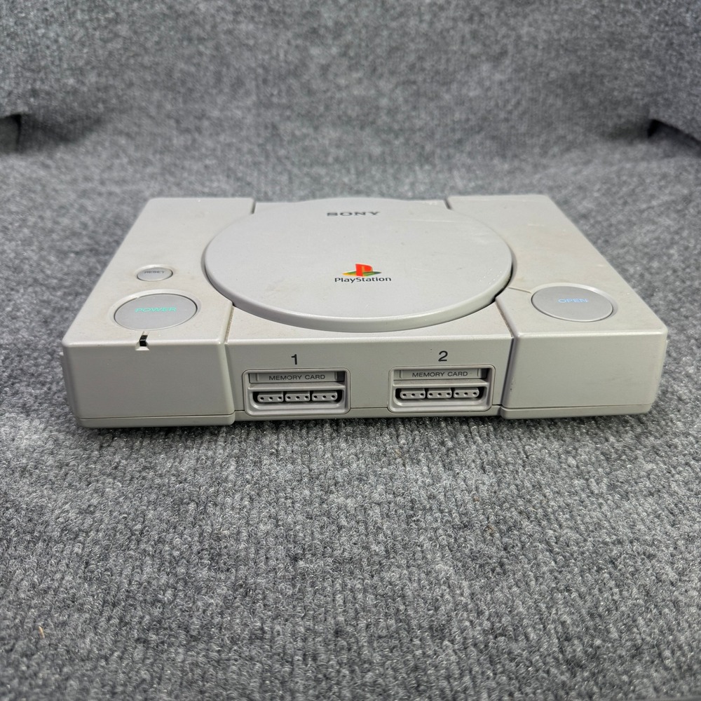 Sony PlayStation 1 Console Gray Vintage 90s Gaming SCPH-1001 PARTS ONLY